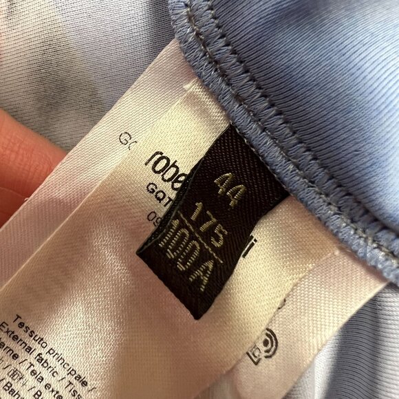 Roberto Cavalli Araki Printed Floral Dress Gathered Mini Multicolor 44  US 10 - Picture 13 of 16